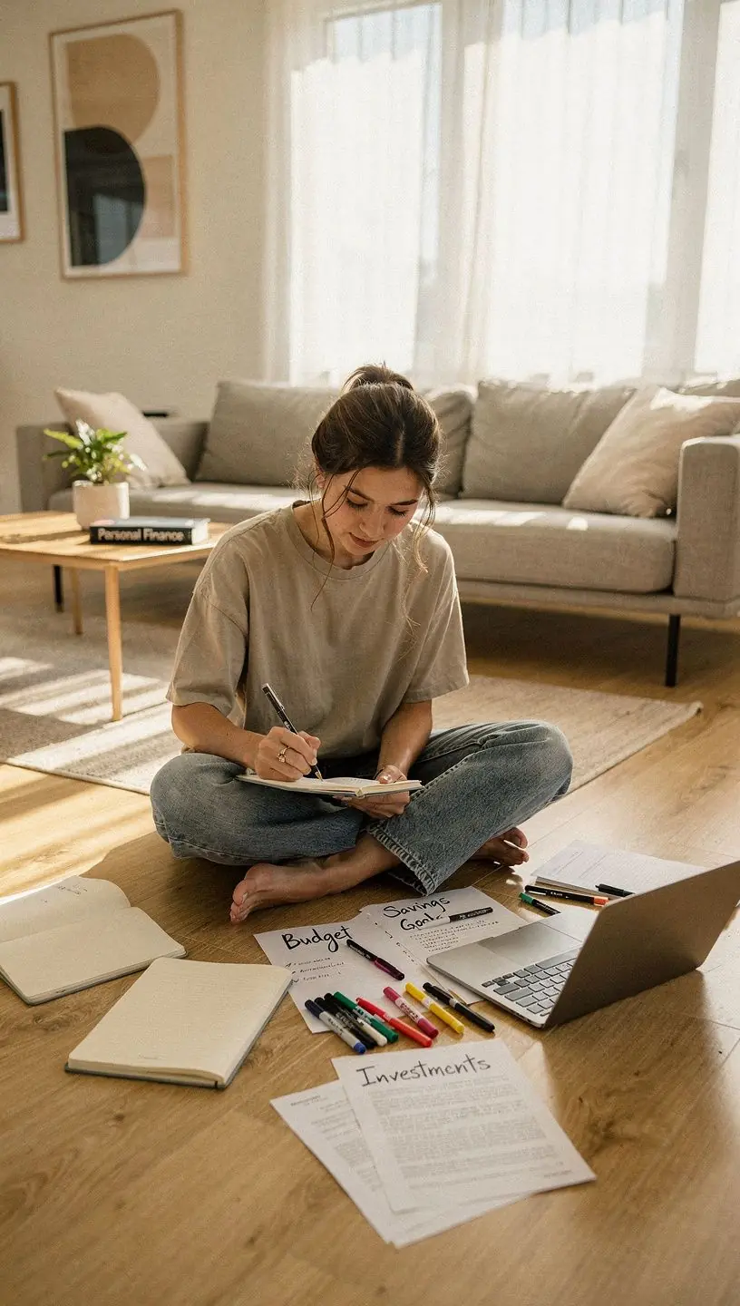Pénzügyi ellenőrző lista, amely heti szinten segít a kiadások nyomon követésében.