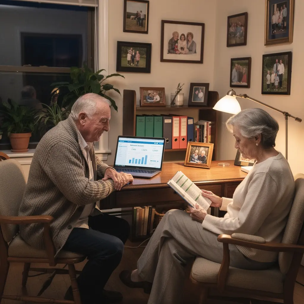 Kép egy pénzügyi tanácsadóról, aki segít a családoknak a költségvetés kialakításában.